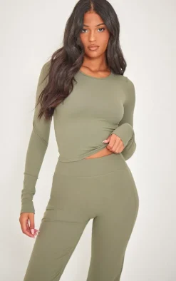 PrettyLittleThing Snatched*Tall Snatched Sculpt Long Sleeve Top