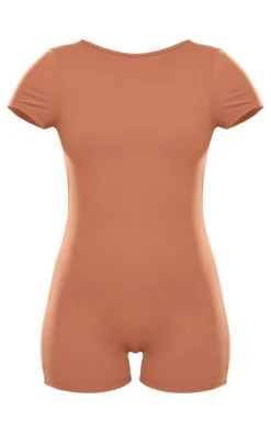 PrettyLittleThing Snatched*Tall Snatched Sculpt Scoop Open Back Romper