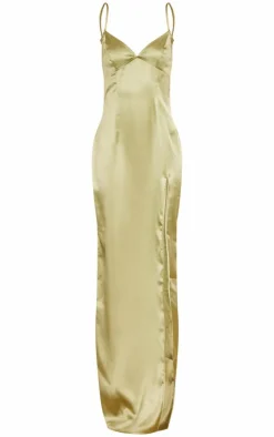 Tall Side Split Detail Maxi Dress-PrettyLittleThing Clearance