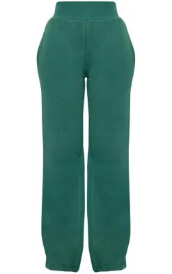 Hot PrettyLittleThing Tall Wide Leg Sweatpants Green
