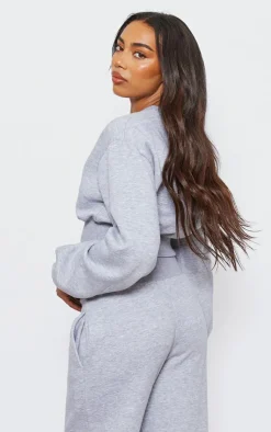 PrettyLittleThing Oversized Sweaters*Tall Cropped Oversized Sweatshirt