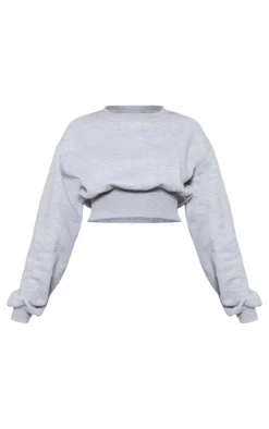 PrettyLittleThing Oversized Sweaters*Tall Cropped Oversized Sweatshirt