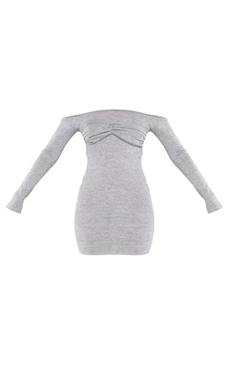 Tall Knot Front Detail Micro Mini Dress-PrettyLittleThing