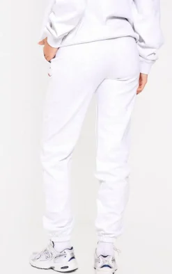 Hot PrettyLittleThing Tall Premium Sports Academy Puff Print Oversized Sweatpants Grey Marl