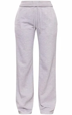 PrettyLittleThing Grey Sweatsuits*Tall Straight Leg Fold Over Sweatpants