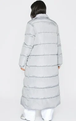 PrettyLittleThing Puffer Jackets*Tall Maxi Contrast Hooded Puffer Coat