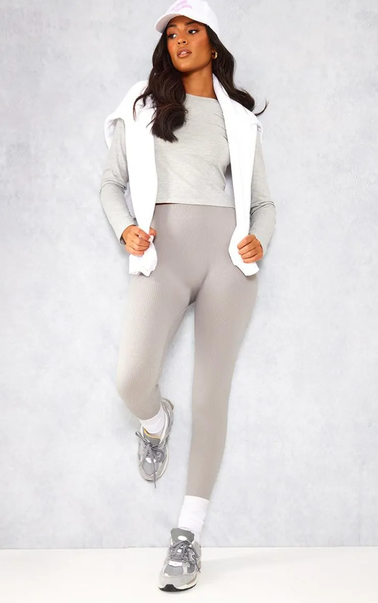 PrettyLittleThing Snatched*Tall Structured Snatched Rib Leggings