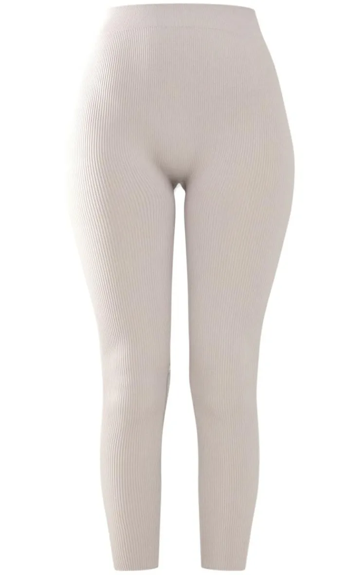 PrettyLittleThing Snatched*Tall Structured Snatched Rib Leggings