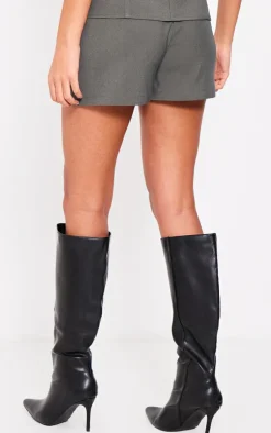 Sale PrettyLittleThing Tall Tailored Shorts Khaki