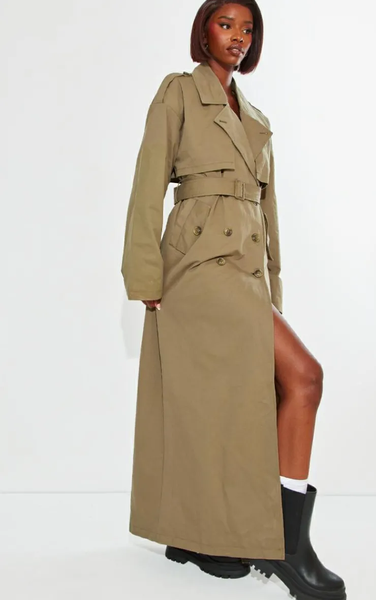 PrettyLittleThing Trench Coats*Tall Tie Waist Trench Coat