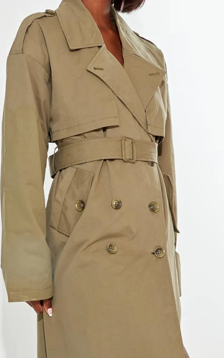 PrettyLittleThing Trench Coats*Tall Tie Waist Trench Coat