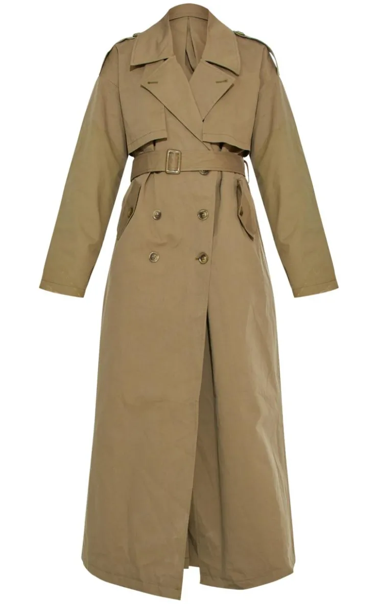 PrettyLittleThing Trench Coats*Tall Tie Waist Trench Coat