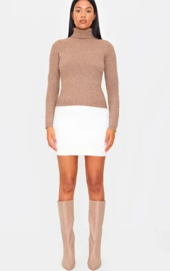 PrettyLittleThing Knitted Two Piece Sets*Tall Fluffy Knitted Mini Skirt
