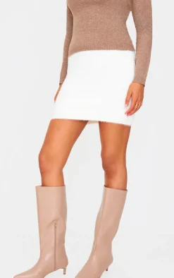 PrettyLittleThing Knitted Two Piece Sets*Tall Fluffy Knitted Mini Skirt