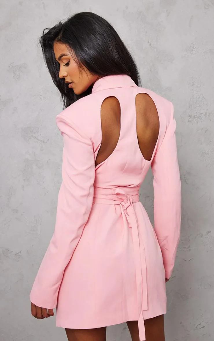Tall Wrap Around Blazer Dress-PrettyLittleThing Hot