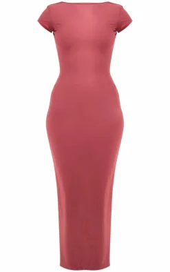 PrettyLittleThing Snatched*Tall Snatched Sculpt Scoop Back Maxi Dress