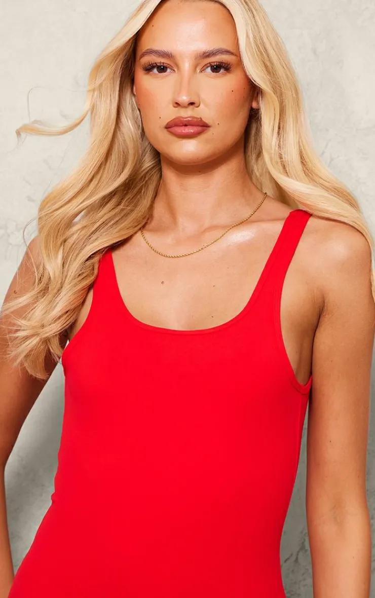 PrettyLittleThing Snatched*Tall Snatched Sculpt Open Back Romper
