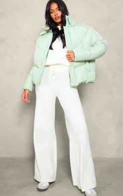 PrettyLittleThing Puffer Jackets*Tall Oversized Curved Panel Wadded Puffer Jacket