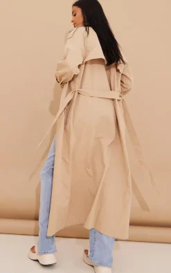 PrettyLittleThing Trench Coats*Tall Panel Detail Belted Trench Coat