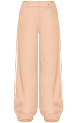 Tall Stone Side Stripe Tailored Wide Leg Pants