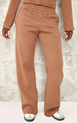 Best PrettyLittleThing Tall Low Rise Wide Leg Sweatpants Taupe