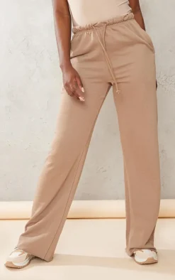 PrettyLittleThing Christmas Shop*Tall Raw Hem Basic Sweatpants