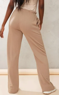 PrettyLittleThing Christmas Shop*Tall Raw Hem Basic Sweatpants