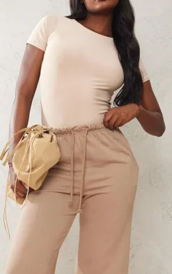 PrettyLittleThing Christmas Shop*Tall Raw Hem Basic Sweatpants