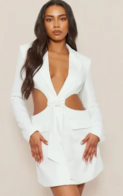 Tall Cut Out Detail Blazer Dress-PrettyLittleThing