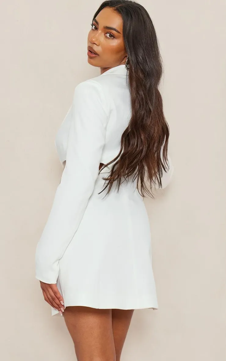 Tall Cut Out Detail Blazer Dress-PrettyLittleThing