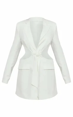 Tall Cut Out Detail Blazer Dress-PrettyLittleThing