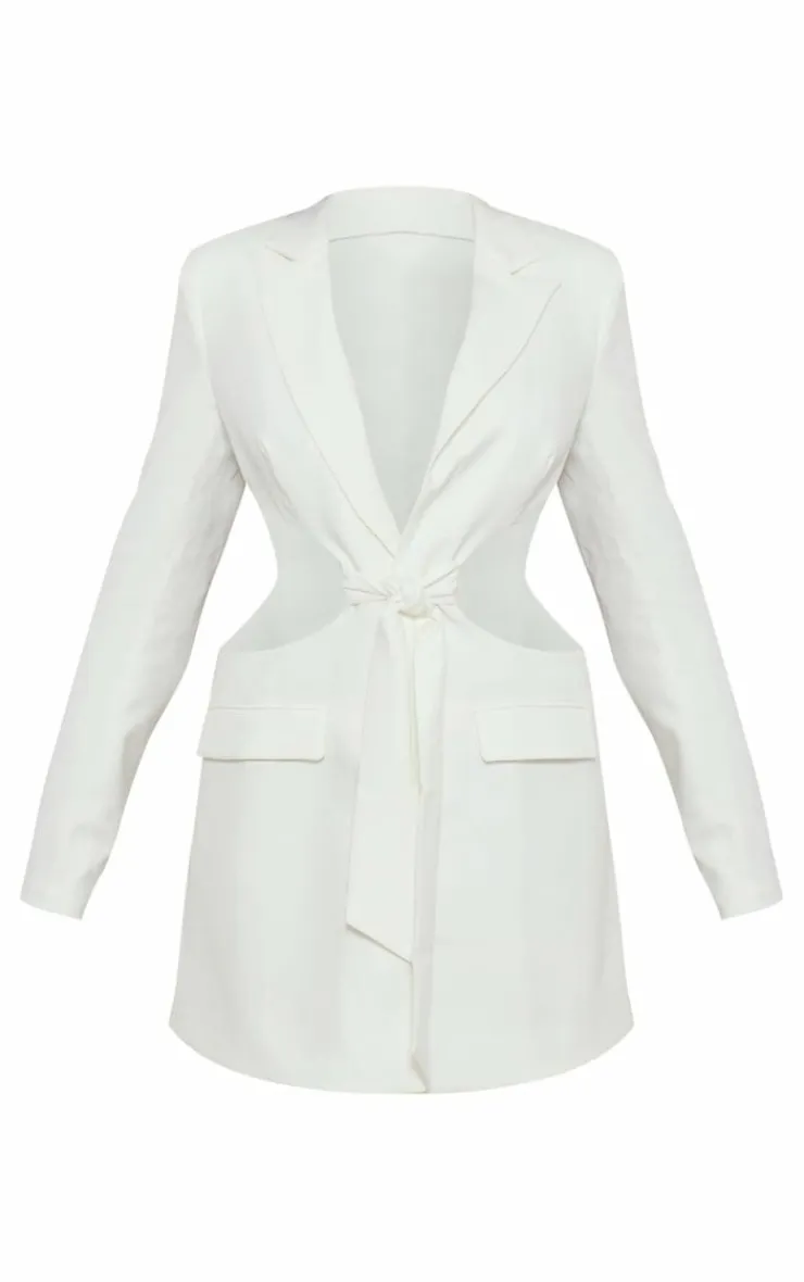 Tall Cut Out Detail Blazer Dress-PrettyLittleThing