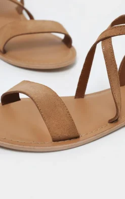 PrettyLittleThing Flat Sandals*Basic Leather Sandal