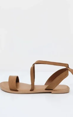 PrettyLittleThing Flat Sandals*Basic Leather Sandal