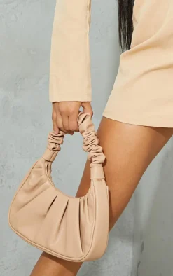 PrettyLittleThing Shoulder Bags*Extreme Ruched Handle Shoulder Bag
