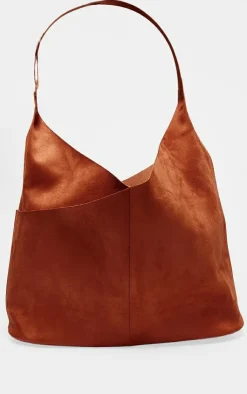 PrettyLittleThing Shoppers*Faux Suede Slouchy Tote Bag