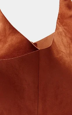 PrettyLittleThing Shoppers*Faux Suede Slouchy Tote Bag