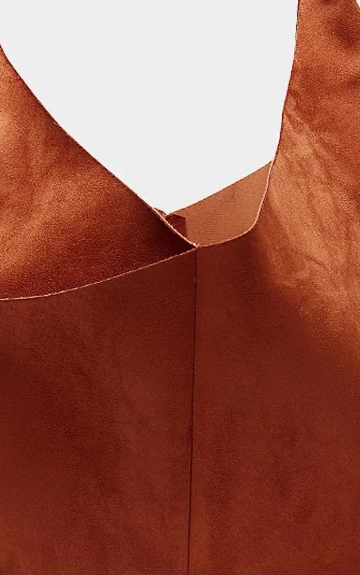 PrettyLittleThing Shoppers*Faux Suede Slouchy Tote Bag