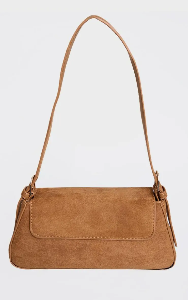 PrettyLittleThing Shoulder Bags*Faux Suede Trapeze Shoulder Bag