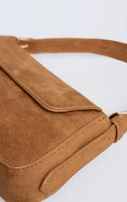 PrettyLittleThing Shoulder Bags*Faux Suede Trapeze Shoulder Bag