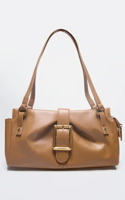 PrettyLittleThing Shoulder Bags*Pu Baguette Buckle Shoulder Bag