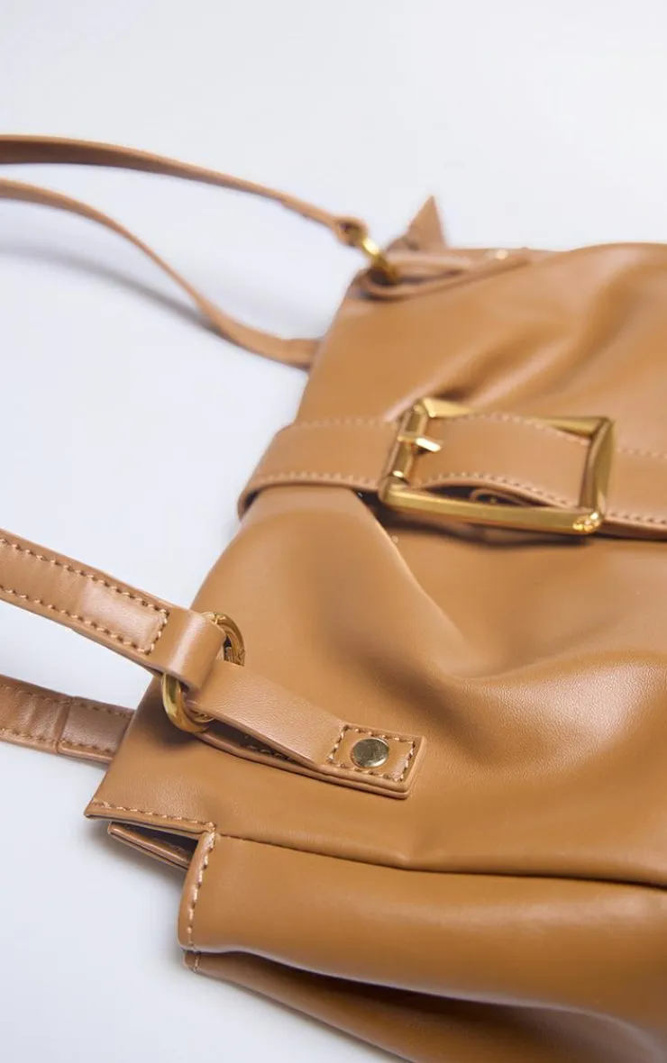 PrettyLittleThing Shoulder Bags*Pu Baguette Buckle Shoulder Bag