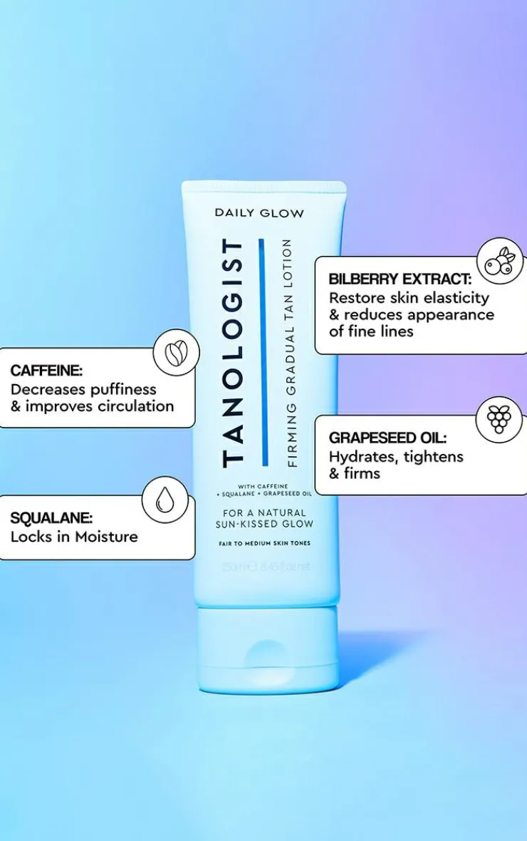 PrettyLittleThing Tanning*Tanologist Daily Glow Firming Gradual Tan Medium Dark 250ml