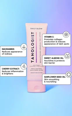 PrettyLittleThing Tanning*Tanologist Daily Glow Hydrating Gradual Tan Medium Dark 250ml