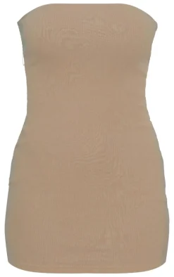 & Blue 2 Pack Rib Bandeau Bodycon Dress-PrettyLittleThing Hot