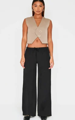 PrettyLittleThing Sleeveless Tops*Asymmetric Boxy Vest