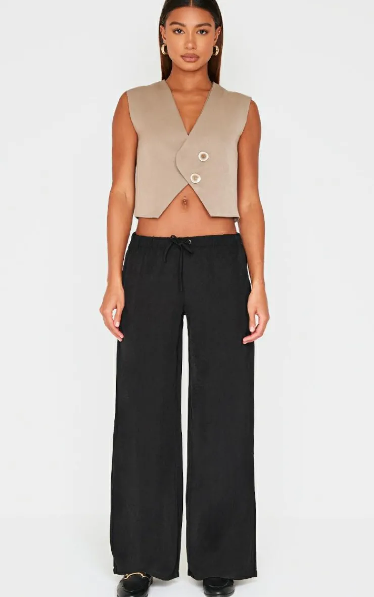 PrettyLittleThing Sleeveless Tops*Asymmetric Boxy Vest