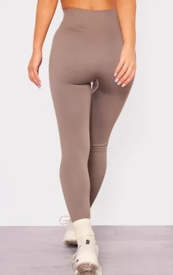 PrettyLittleThing Seamless Gym Wear*Basic Seamless High Waist Detail Gym Leggings