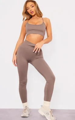 PrettyLittleThing Sports Bras*Basic Seamless Padded Gym Sports Bra