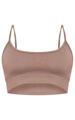 PrettyLittleThing Sports Bras*Basic Seamless Padded Gym Sports Bra
